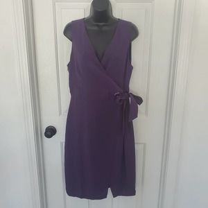 White house black market purple dress 10